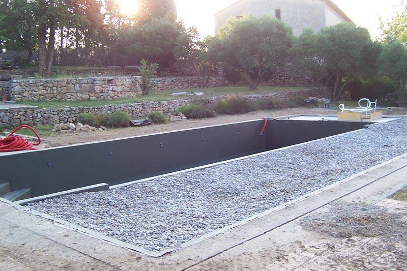 Rénovation d'une piscine à Lorgues