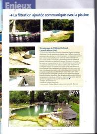 Témoignage de Philippe Burbaud Couleur Nature - Pool & Spa - Mars 2009