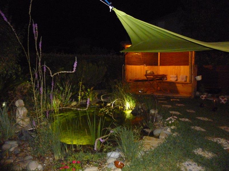 couleur nature piscine petit bassin poissons paysage cogolin var 83