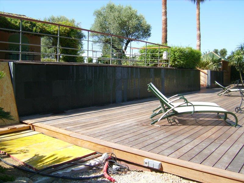 couleur nature piscine mur eau saint tropez var 83 2