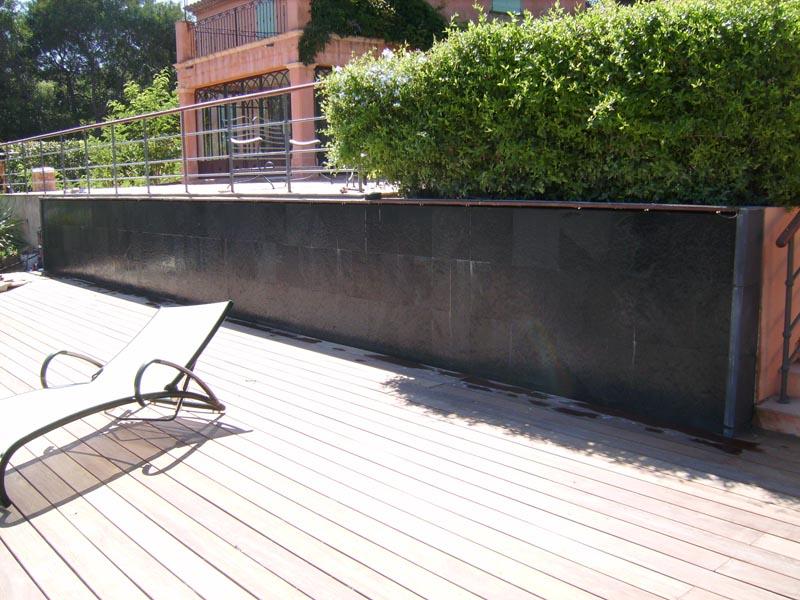 couleur nature piscine mur eau saint tropez var 83
