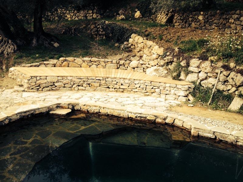 couleur nature piscine terrasse surplomb