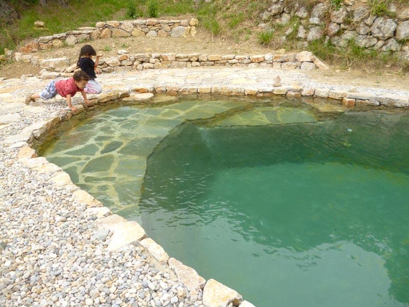 couleur nature piscine pataugeoire pierres 2