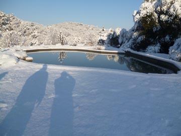 Que se passe t-il pour le bassin naturel en hiver ?